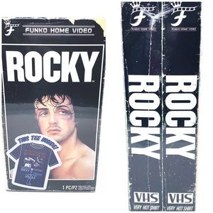 Rocky T-shirt Funko Home Video L Rocky Vs Creed